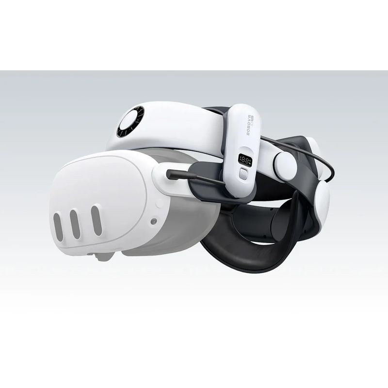 Correia BOBOVR S3 PRO com bateria e ventilação para Meta Quest 3 / Quest 3S Branco - Acessório para óculos VR - Item2