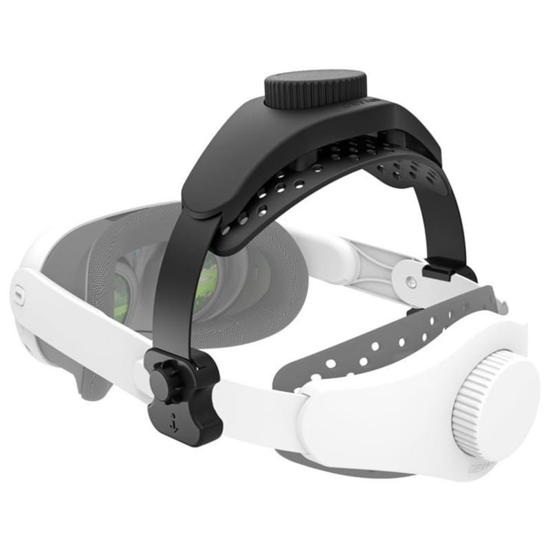 Correia DEVASO Ajustável para Meta Quest 3S, 3, 2, Pro, Pico 4, Pico 4 Pro Preto - Acessórios para óculos de realidade virtual - Item