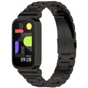 Bracelet Métal Maillons Xiaomi Mi Smart Band 9 Active / Redmi Smart Band 3 Noir