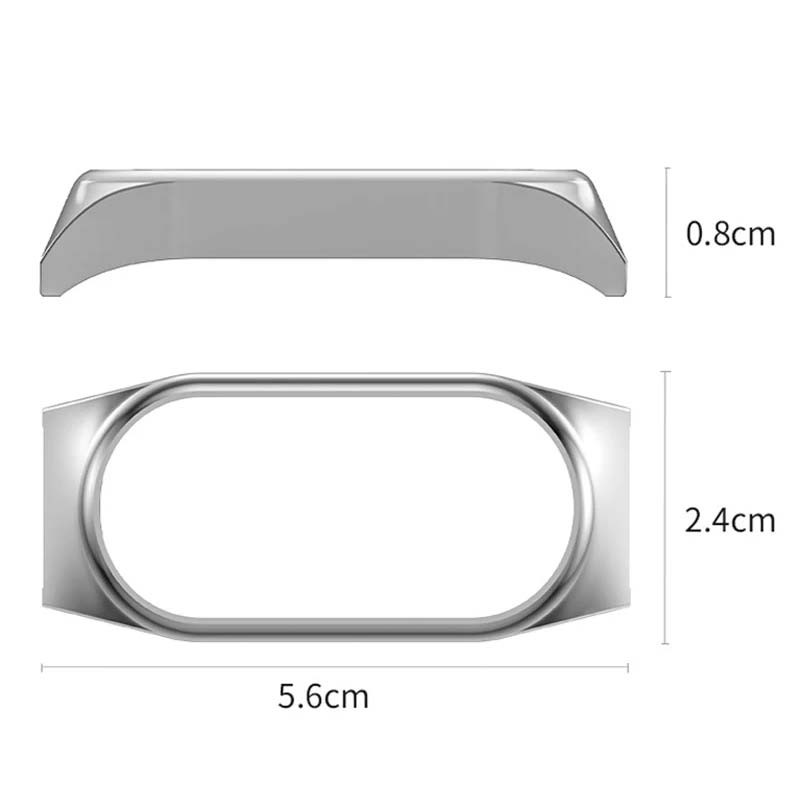 Bracelet en métal à maillons dorée pour Xiaomi Smart Band 8 - Ítem2