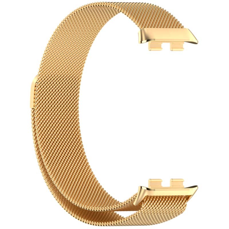 Bracelet milanais magnétique or pour Huawei Band 9 - Ítem2