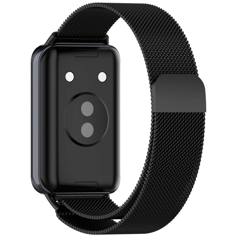 Correa milanesa magnética negra para Huawei Band 9 - Ítem1