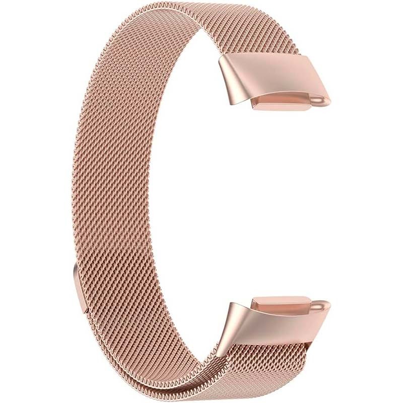 Bracelet milanais magnétique champagne pour Fitbit Charge 6 - Ítem3