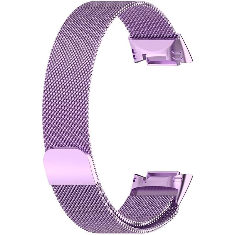 Bracelet milanais magnétique violet pour Fitbit Charge 6 - Ítem2