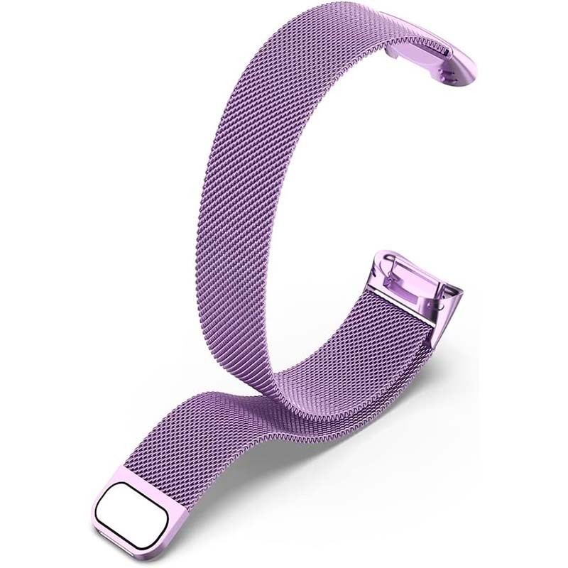 Bracelet milanais magnétique violet pour Fitbit Charge 6 - Ítem4