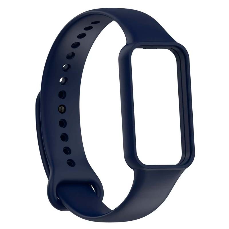 Bracelet en silicone bleu foncé pour Amazfit Band 7 - Ítem1