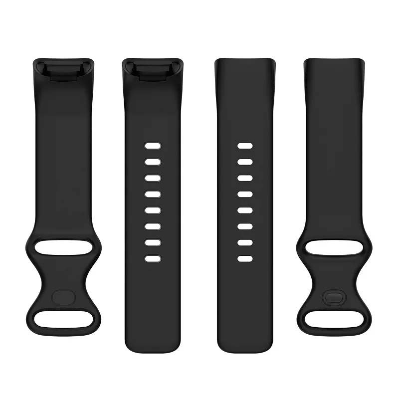 Bracelet en silicone noire pour Fitbit Charge 6 - Ítem4