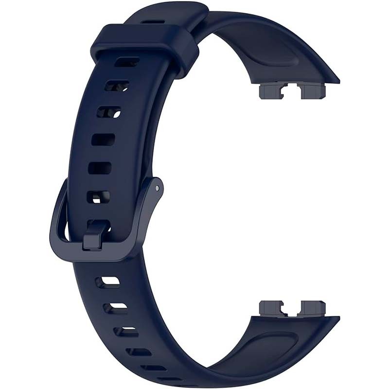 Pulseira de silicone compatível com Huawei Band 9 na cor Azul Marinho - Item2