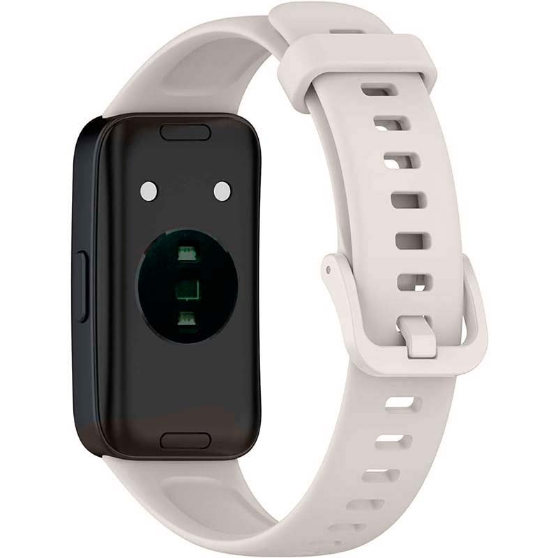 Correa de silicona compatible con Huawei Band 9 en color Gris Claro - Ítem1