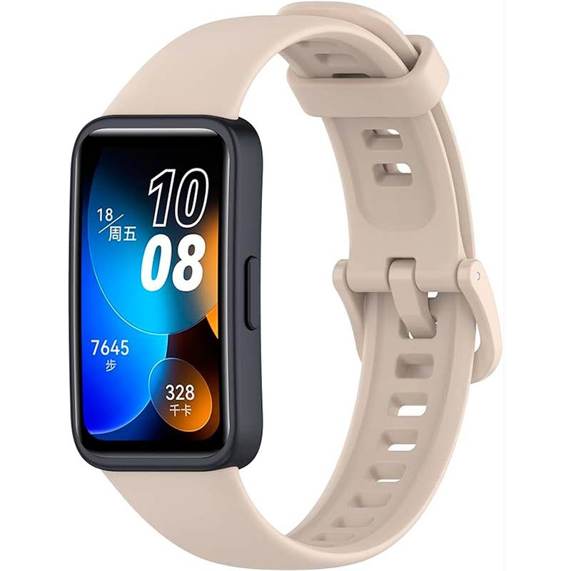 Correa de silicona compatible con Huawei Band 9 en color Marfil - Ítem