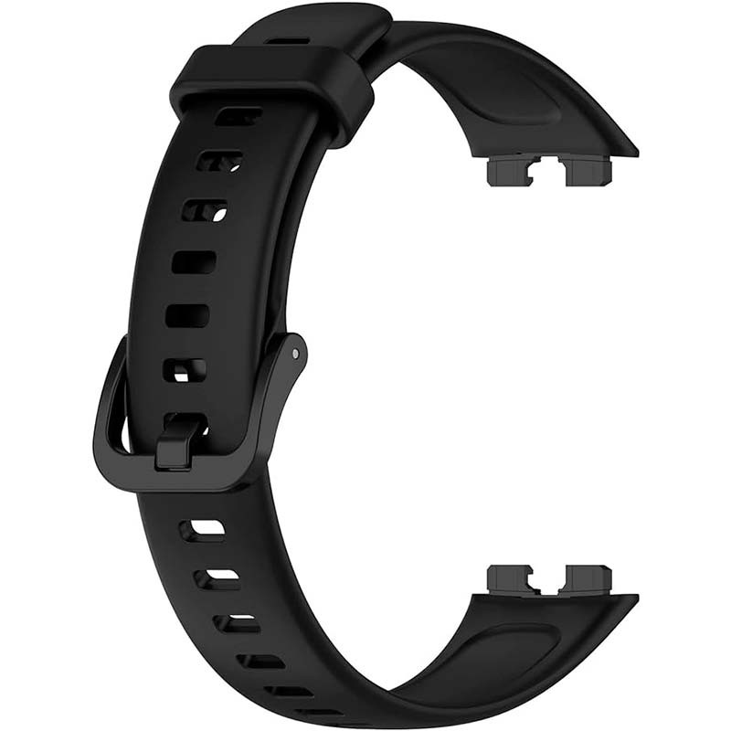 Correa de silicona compatible con Huawei Band 9 en color Negro - Ítem2