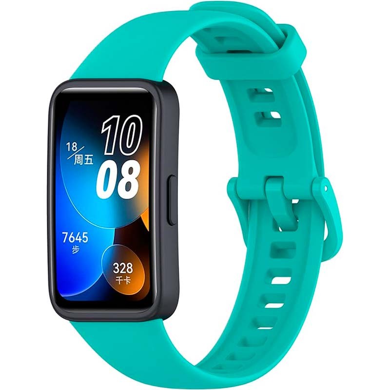 Correa de silicona compatible con Huawei Band 9 en color Turquesa - Ítem