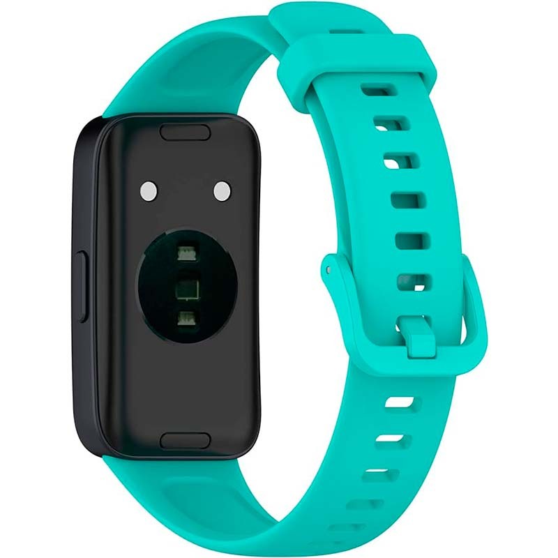 Correa de silicona compatible con Huawei Band 9 en color Turquesa - Ítem1