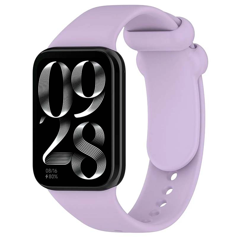 Correa de silicona compatible con Xiaomi Smart Band 8 Pro en color Morado - Ítem