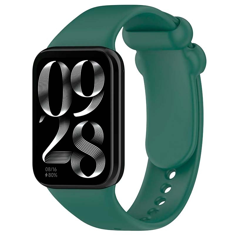 Pulseira Xiaomi Mi Smart Band 9 Pro / Band 8 Pro / Redmi Watch 4 / Redmi Watch 5 Silicone Verde Escuro - Item