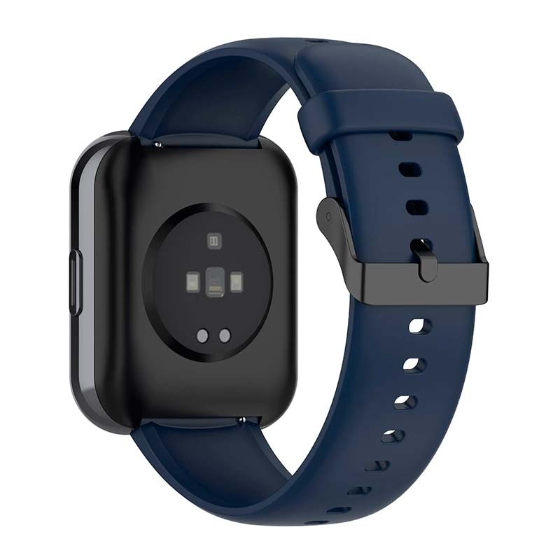 Bracelet en silicone bleu foncé pour Realme Watch 3 - Ítem1