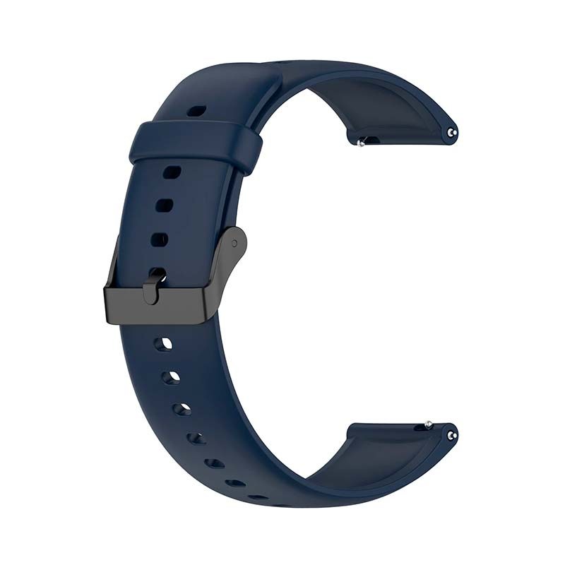 Bracelet en silicone bleu foncé pour Realme Watch 3 - Ítem2