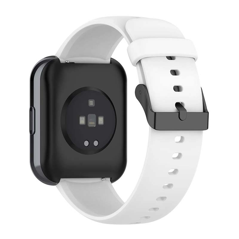 Bracelet en silicone blanche pour Realme Watch 3 - Ítem1