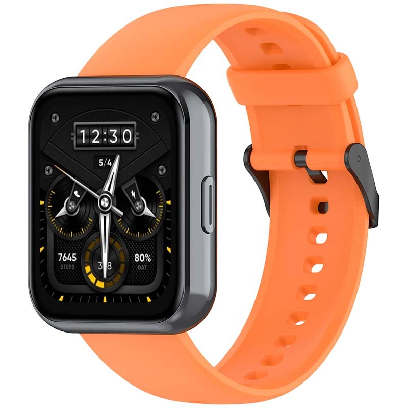 Bracelet en silicone orange pour Realme Watch 3 - Ítem