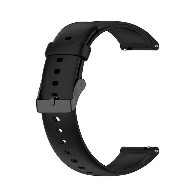 Bracelet en silicone noire pour Realme Watch 3 - Ítem2