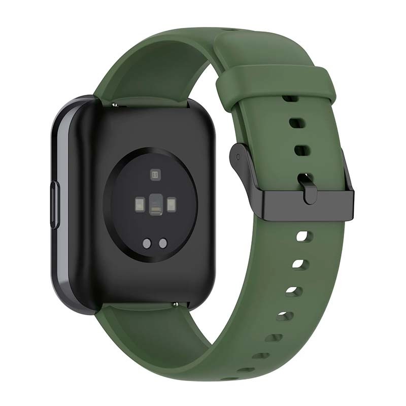 Bracelet en silicone vert foncé pour Realme Watch 3 - Ítem1