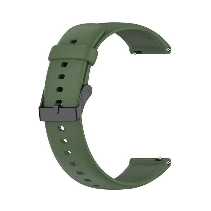 Bracelet en silicone vert foncé pour Realme Watch 3 - Ítem2