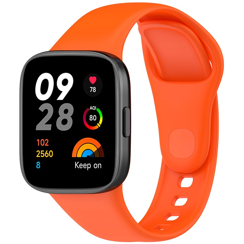 Correa Xiaomi Redmi Watch 3 Naranja y Negro