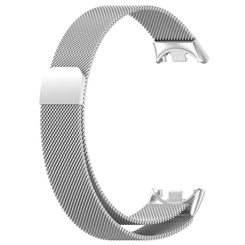 Bracelet milanais magnétique argentée pour Xiaomi Smart Band 8 - Ítem