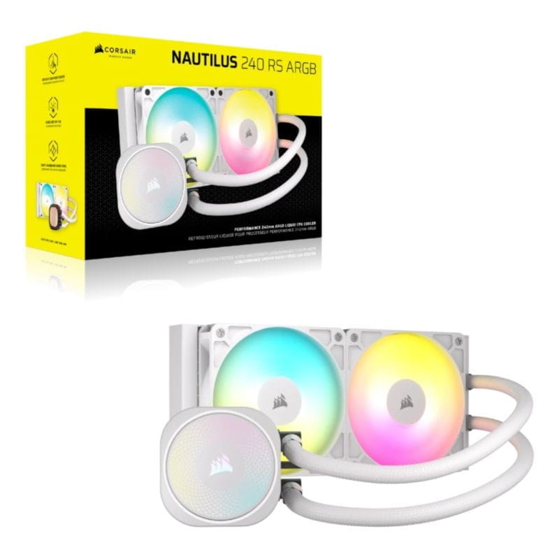 Corsair NAUTILUS 240 RS ARGB Blanc - Système de refroidissement liquide - Ítem9