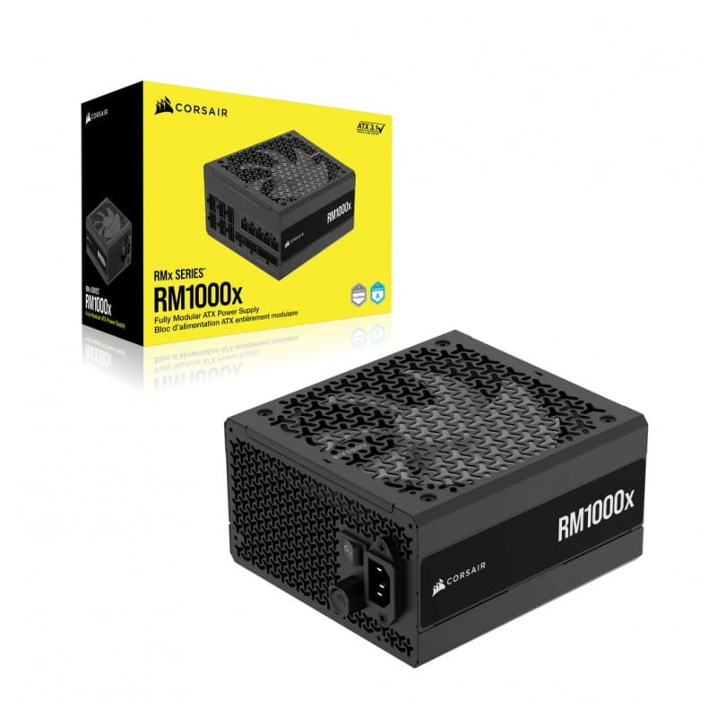 Fuente de Alimentación Corsair RM1000x unidad de 1000 W 24-pin ATX Negro - Ítem2