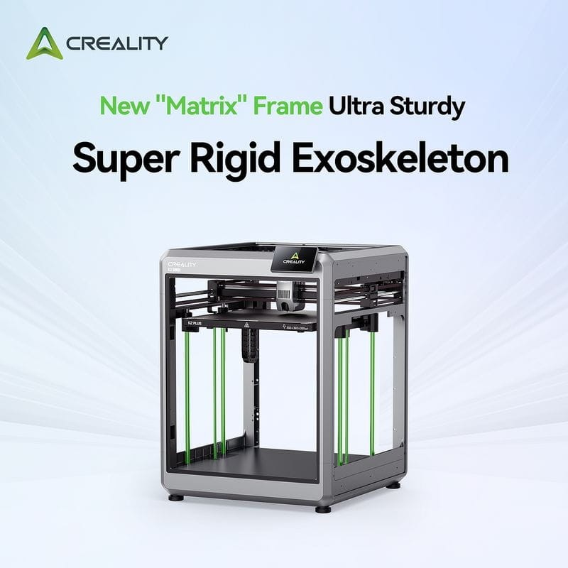 Creality K2 Plus - Multifilamento de tamanho grande até 4 CFS (16 cores) - Alta velocidade 600mm/s, Tamanho de impressão 350x350x350mm - Impressora 3D FDM - Item1