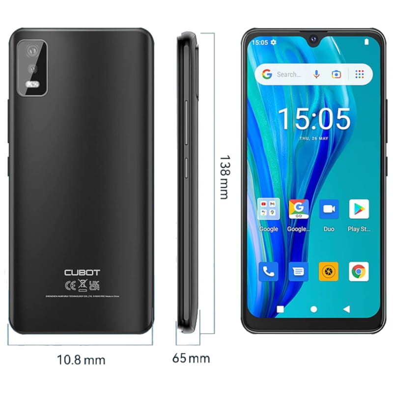 Cubot Note 8 2GB/16GB Preto - Item3