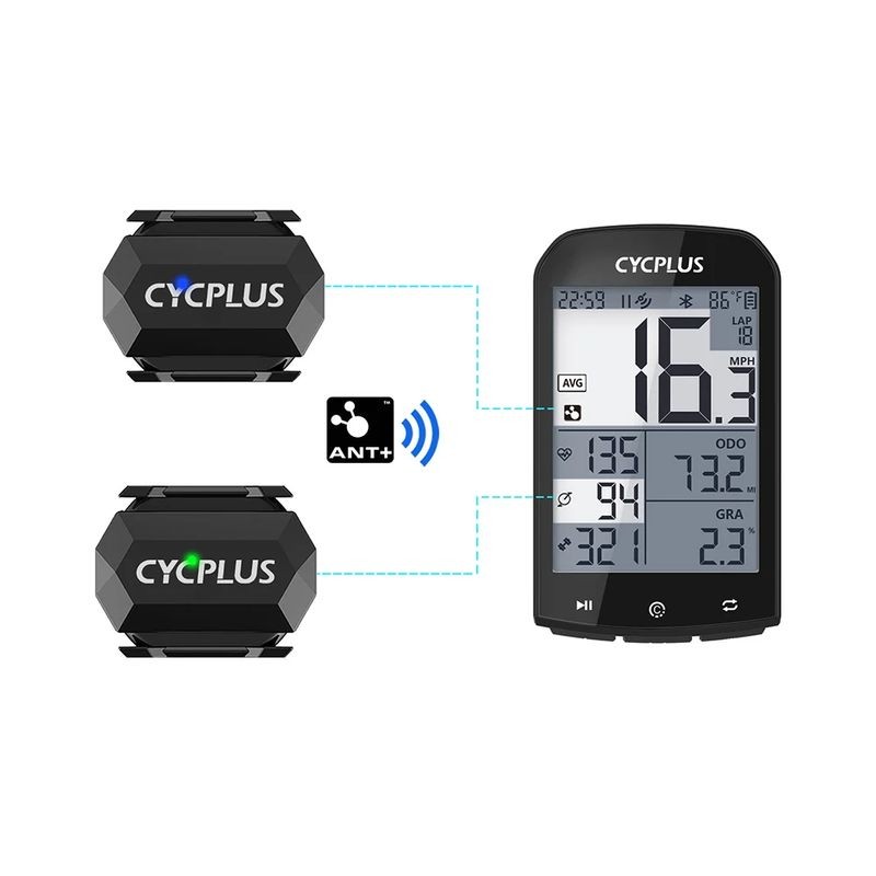 Cycplus C3 Preto - Sensor de velocidade e cadência - Item5