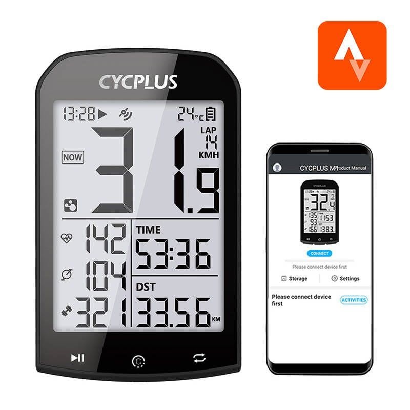 Cycplus M1 GPS BLE/ANT+ Negro - Ciclocomputador - Ítem1