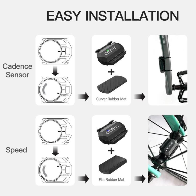 Cycplus C3 Preto - Sensor de velocidade e cadência - Item6