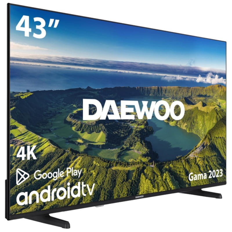 Daewoo 43DM72UA 43 UHD Smart TV Negro - Televisor - Ítem1