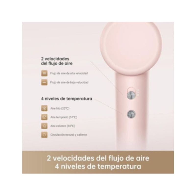 Dreame Hair Gleam 1600 W Rosa - Secador de cabelo - Item4