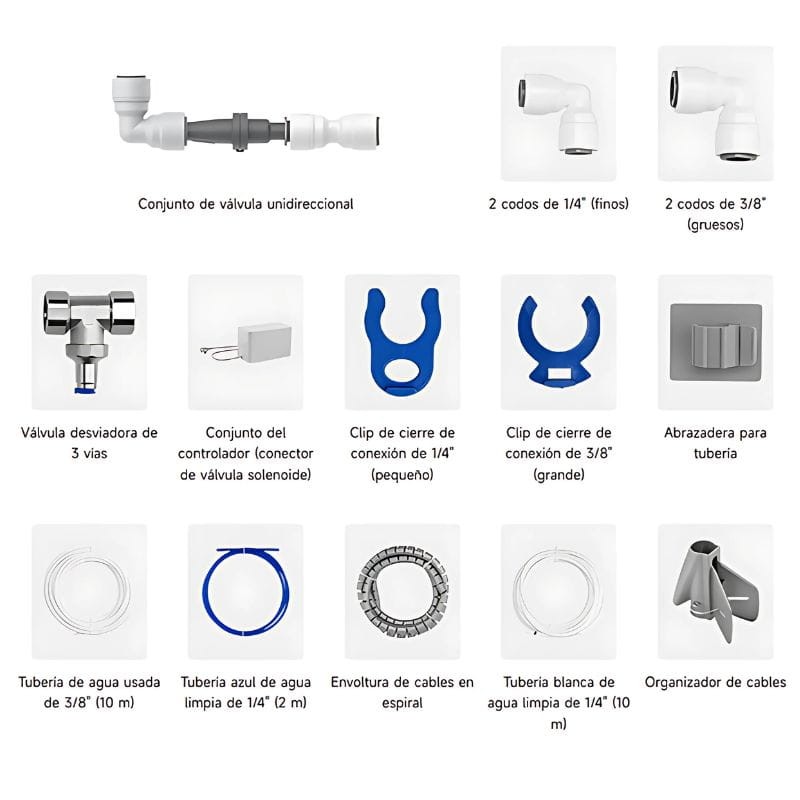 Dreame RAW6 Kit de ligação para enchimento e drenagem automática de água para L10s/X40 Ultra/L40 Ultra - Item8