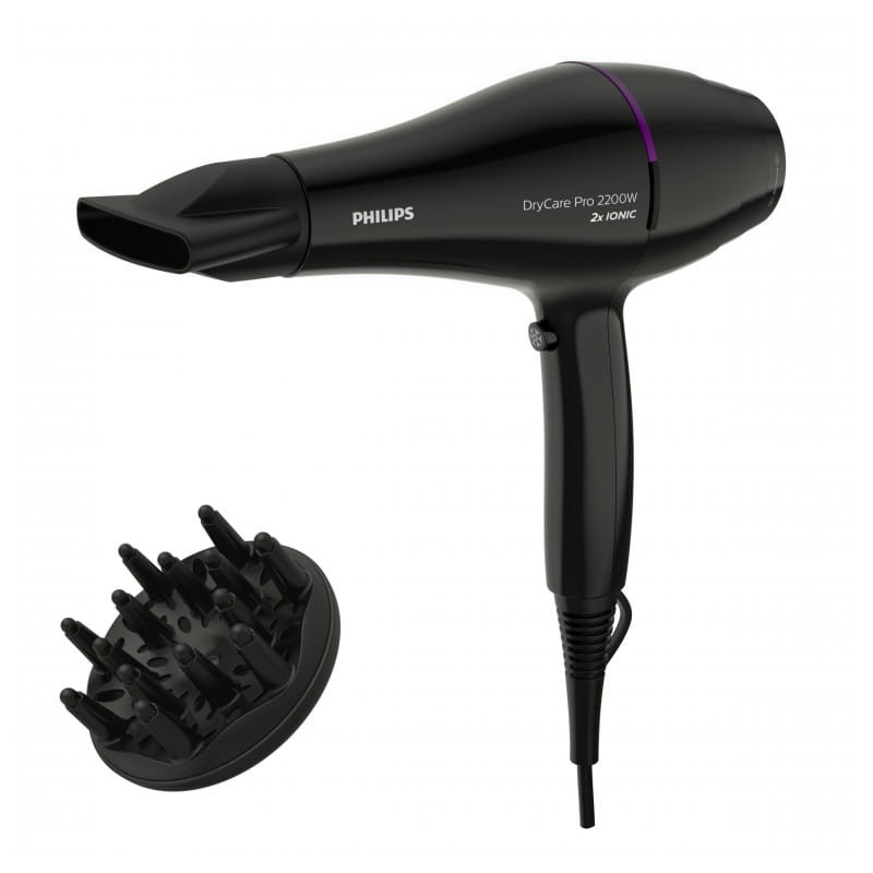 Secador de cabelo Philips DryCare BHD274/00 2200W Preto - Item