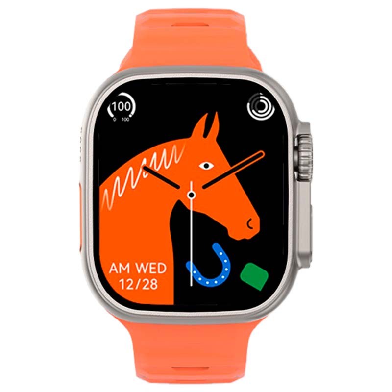 Smartwatch DT NO.1 DT8 Ultra Laranja - Item