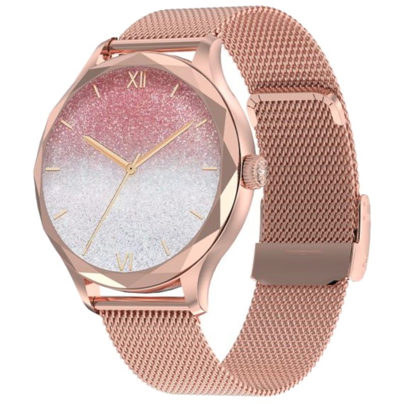 DT NO.1 DT Diamond Dourado con Pulseira Metálica - Smartwatch - Item