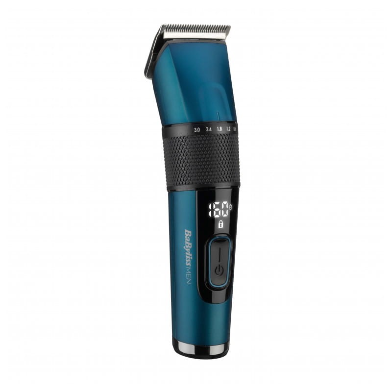 BaByliss Japanese Steel Digital E990E Azul metálico - Máquina de cortar cabelo sem fios - Item