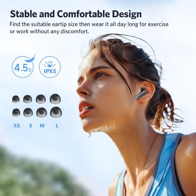 EarFun Air 2 NC Negro - Auriculares Bluetooth - Ítem6