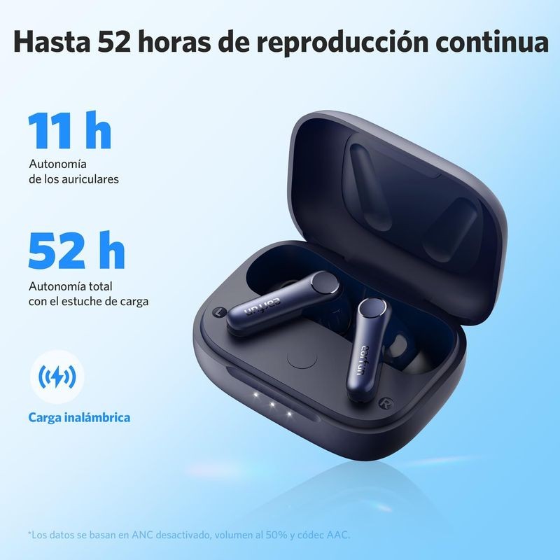 Earfun Air Pro 4 ANC QuietSmart 3.0 Bleu - Casque Bluetooth - Ítem6