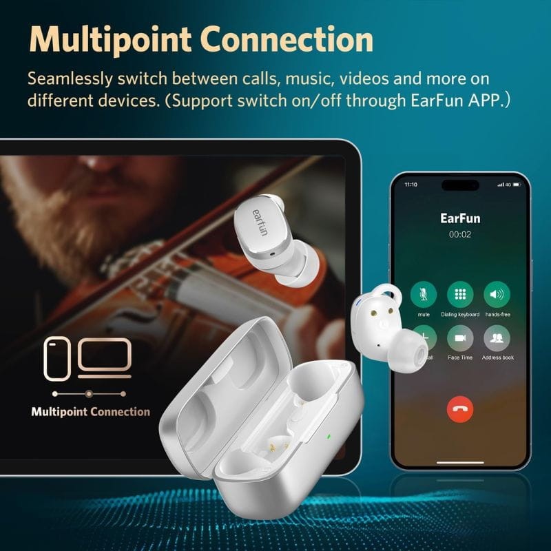 Earfun Free Pro 3 Branco - Auscultadores Bluetooth - Item7