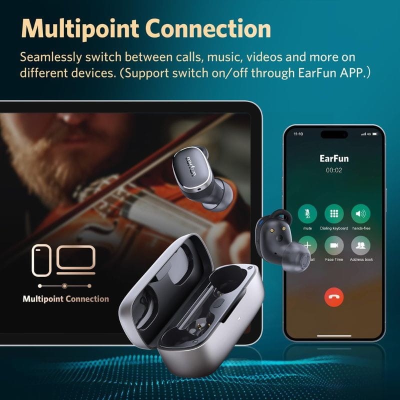 Earfun Free Pro 3 Noir - Ecouteurs Bluetooth - Ítem7