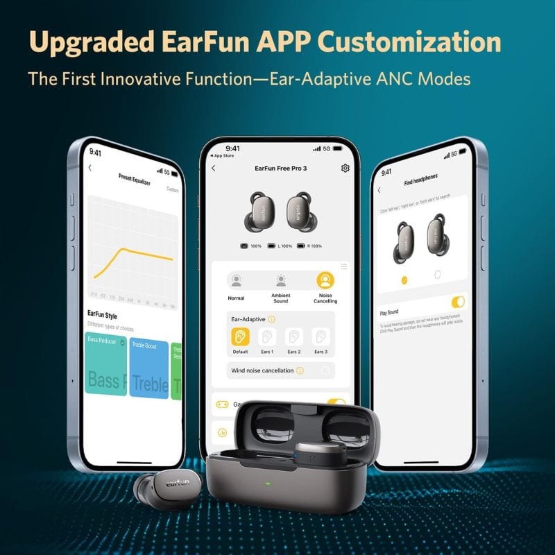 Earfun Free Pro 3 Noir - Ecouteurs Bluetooth - Ítem8