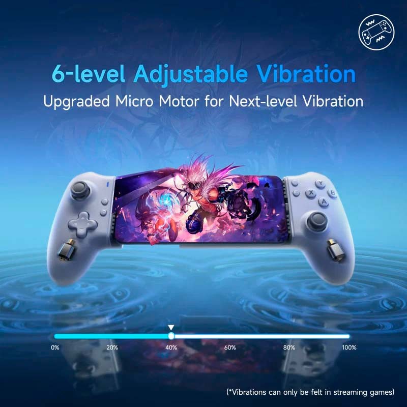 EasySMX M15 Android/iOS (USB-C) - Gamepad pour smartphones - Boutons Mécaniques - Hall Joysticks - Vibration Réglable - Plug and Play - Ítem5