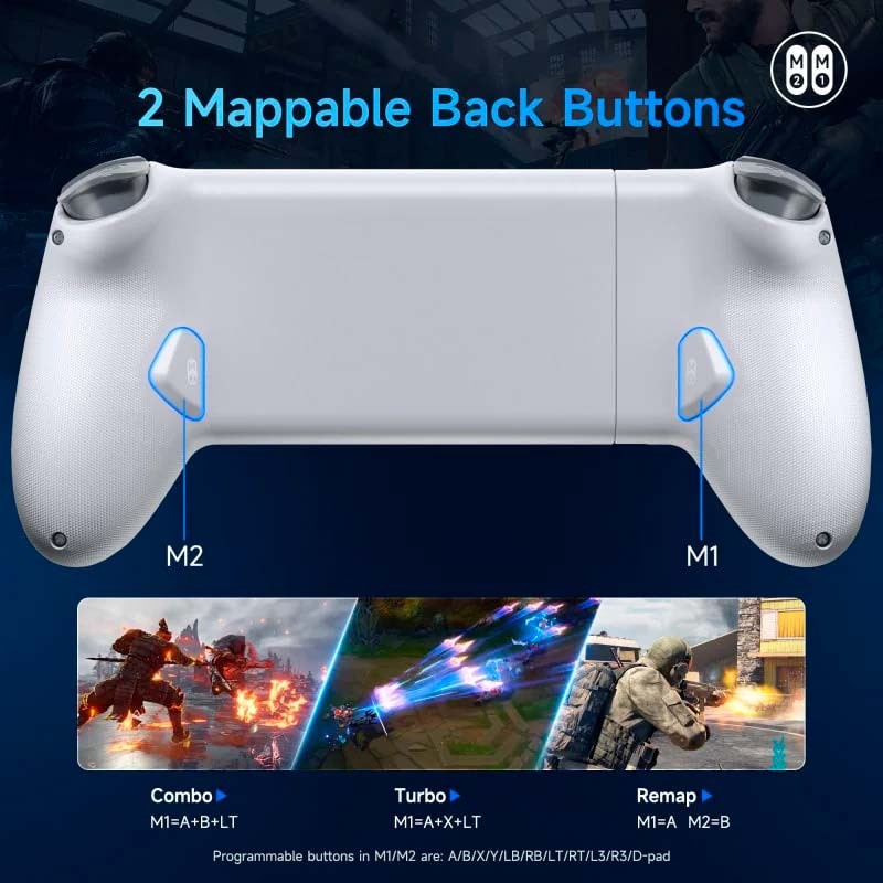 EasySMX M15 Android/iOS (USB-C) - Gamepad pour smartphones - Boutons Mécaniques - Hall Joysticks - Vibration Réglable - Plug and Play - Ítem6