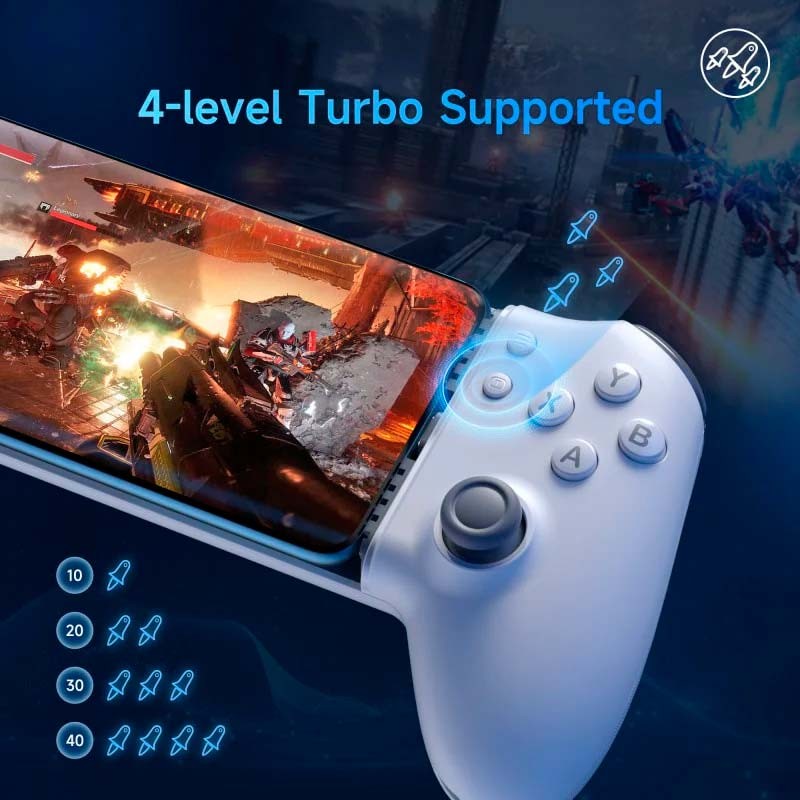 EasySMX M15 Android/iOS (USB-C) - Gamepad pour smartphones - Boutons Mécaniques - Hall Joysticks - Vibration Réglable - Plug and Play - Ítem7